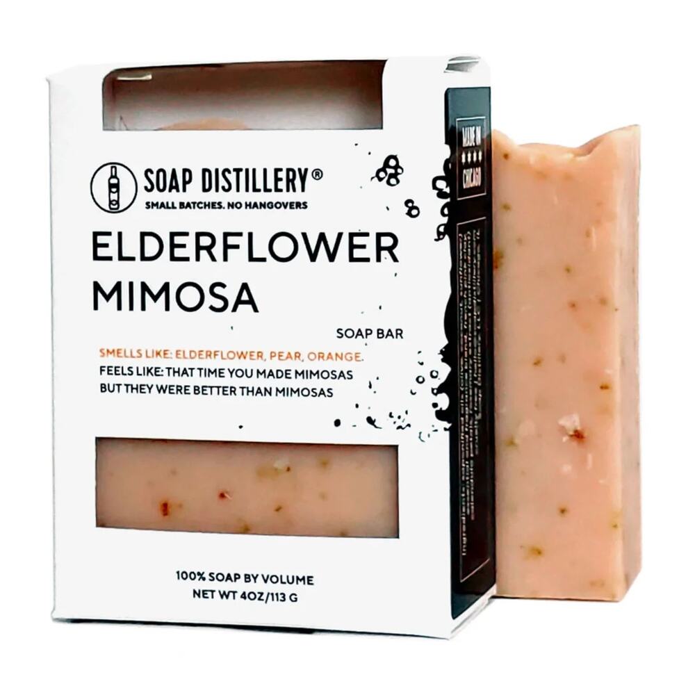 Soap Distillery Elderflower Mimosa Soap Bar Pink 2-Pack